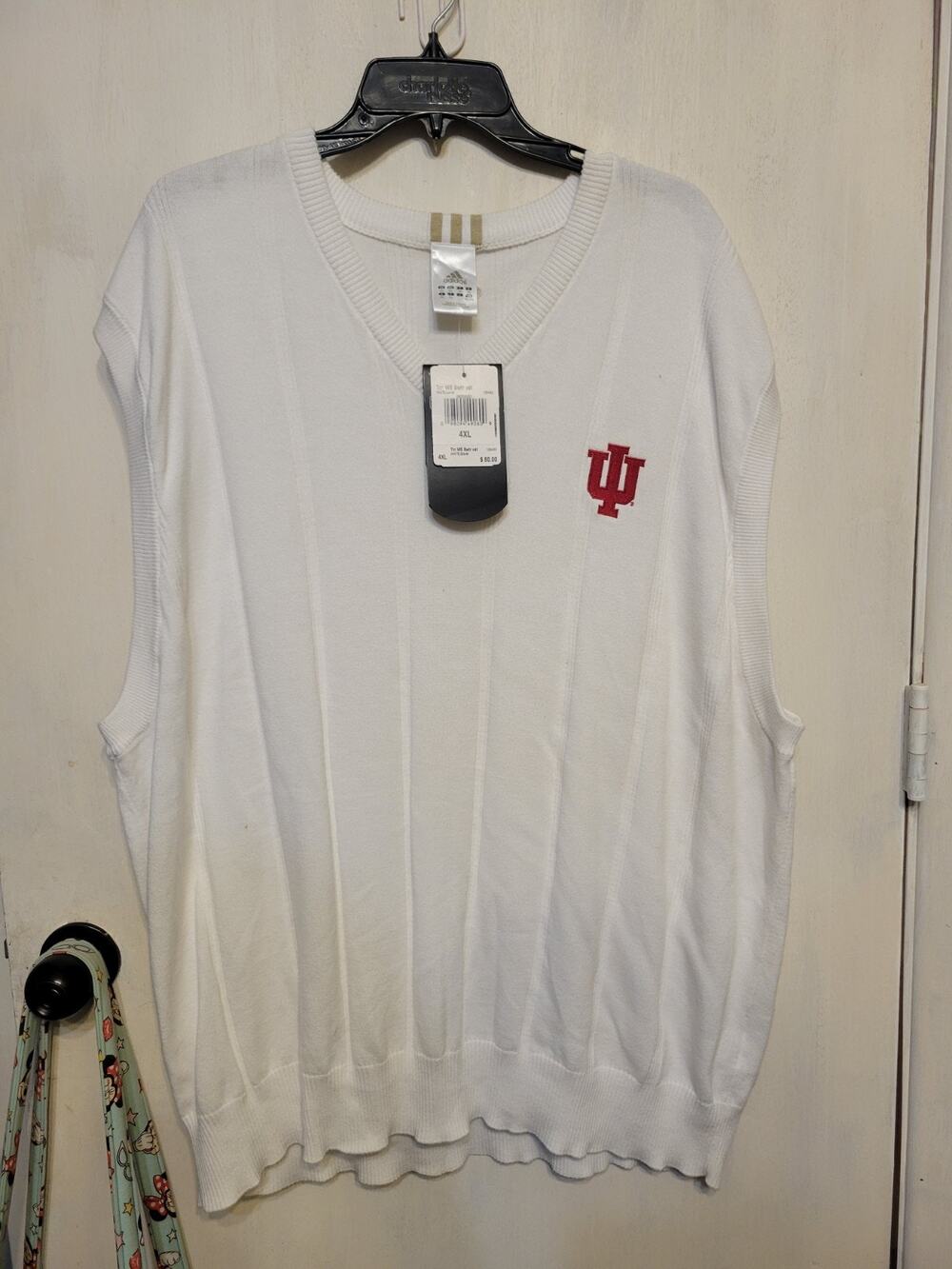 Mens 4xl Adidas Iu Indiana Sweater Vest New